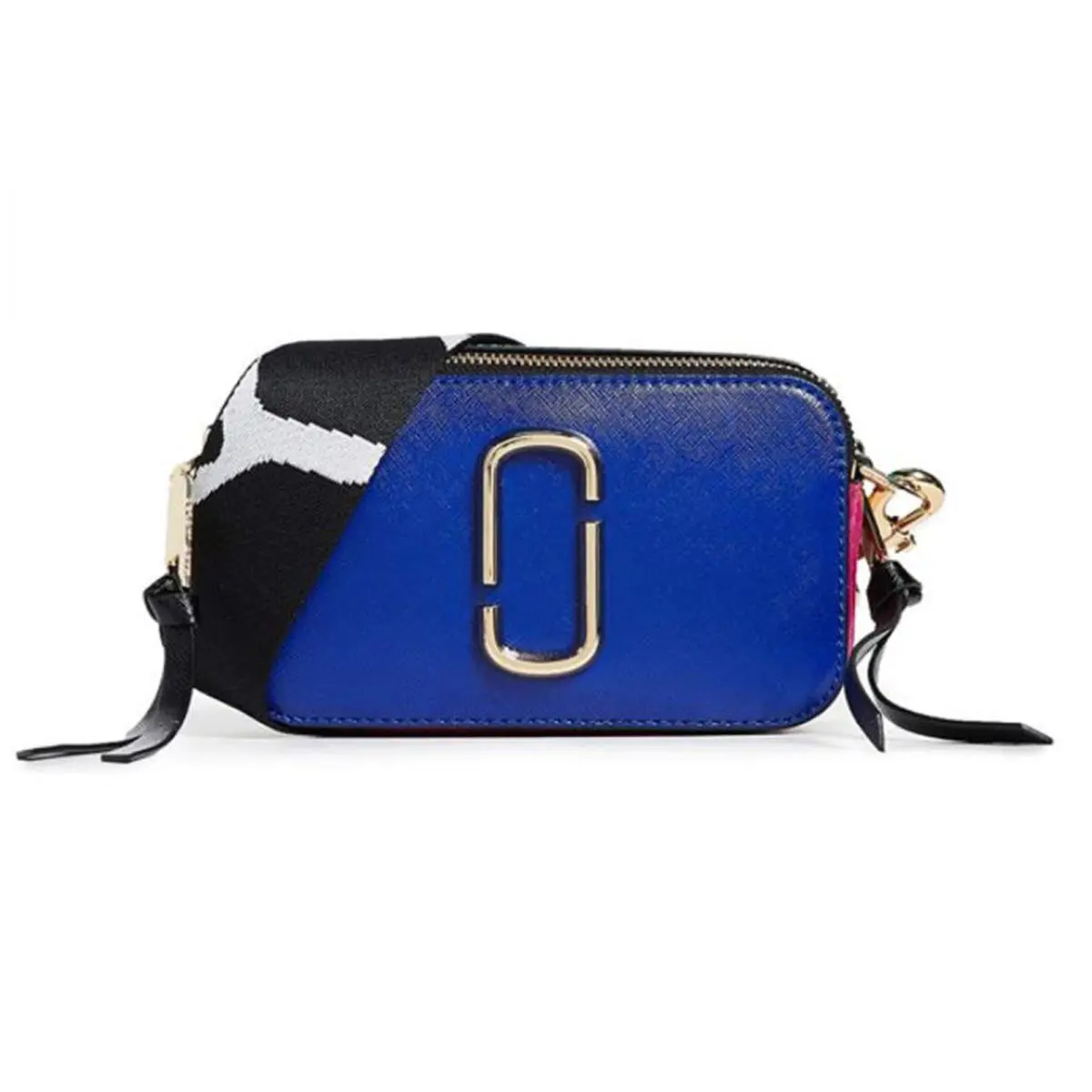 Women`s Snapshot Crossbody Bag Academy Blue Multi One Size M001200 by Marc Jacobs