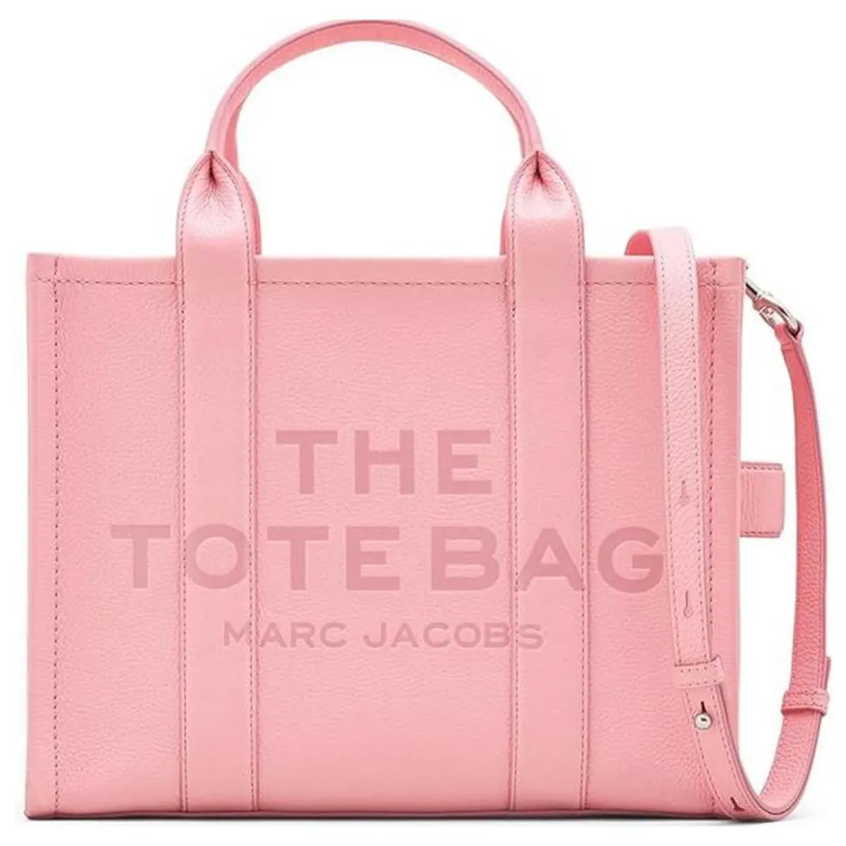 Marc Jacobs The Leather Medium Tote Bag Ribbon Pink H004L01PF21-669