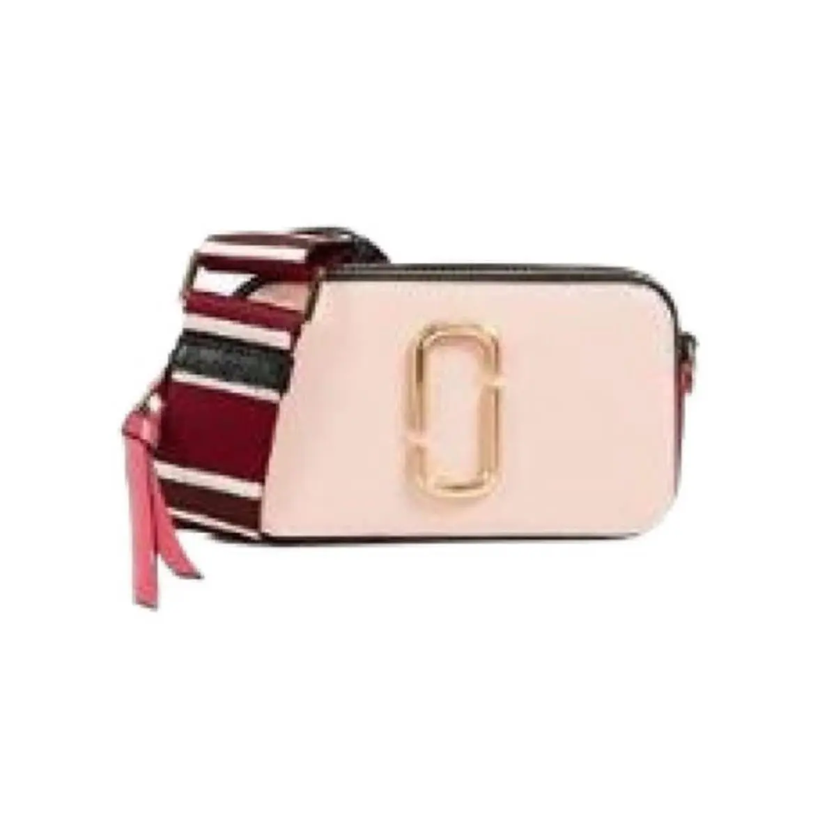 Women`s Snapshot Camera Bag Rose Pink Stripe One Size M0012007-6 by Marc Jacobs