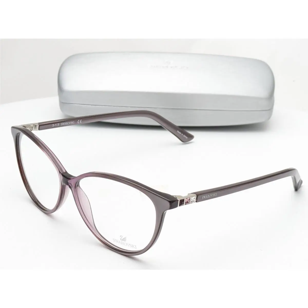Swarovski Frida SW5136 083 Purple Crystal Women’s Eyeglasses Frames 53-13-140
