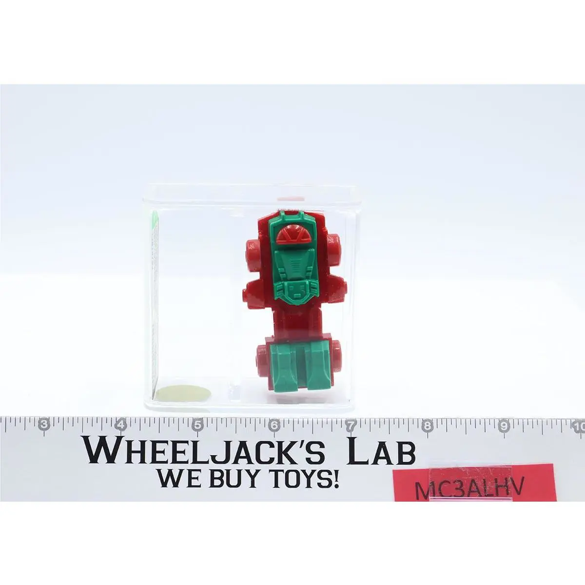 Happy Meal Gears Red / Green Afa Graded U90 Transformers 1985 Hasbro Figure