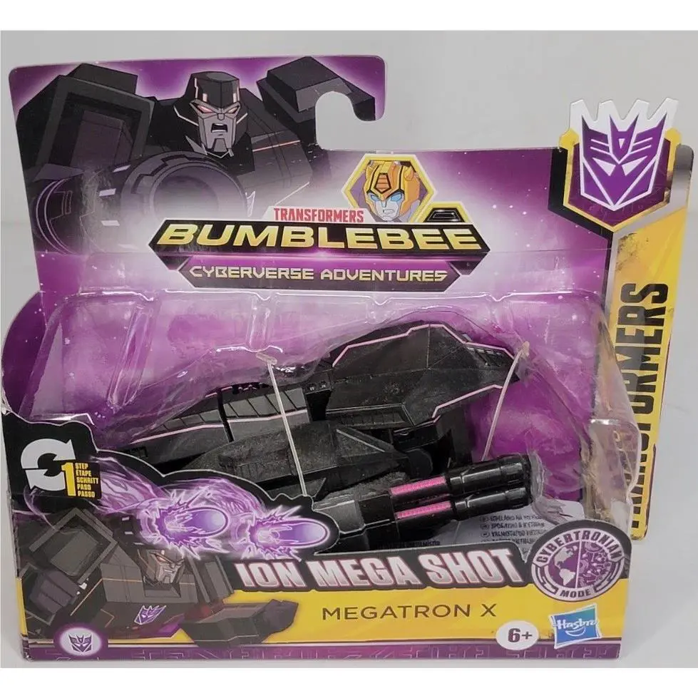 Transformers Bumblebee Cyberverse Adventures Megatron X Ion Mega Shot Rare