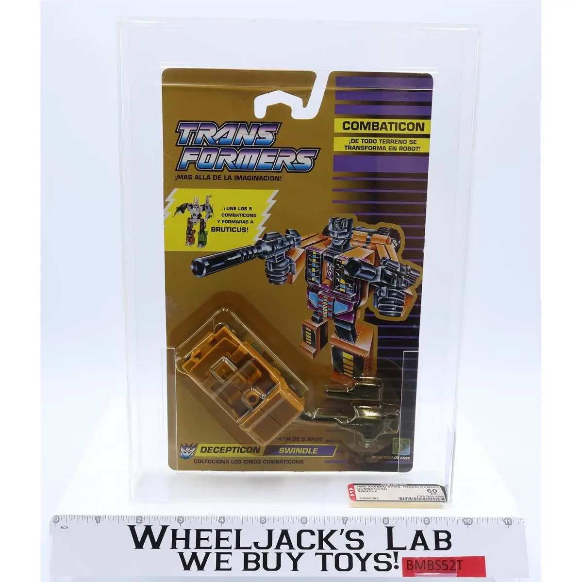 Swindle Afa Graded 60 85/50/95 G1 Transformers Spain 1990 Hasbro