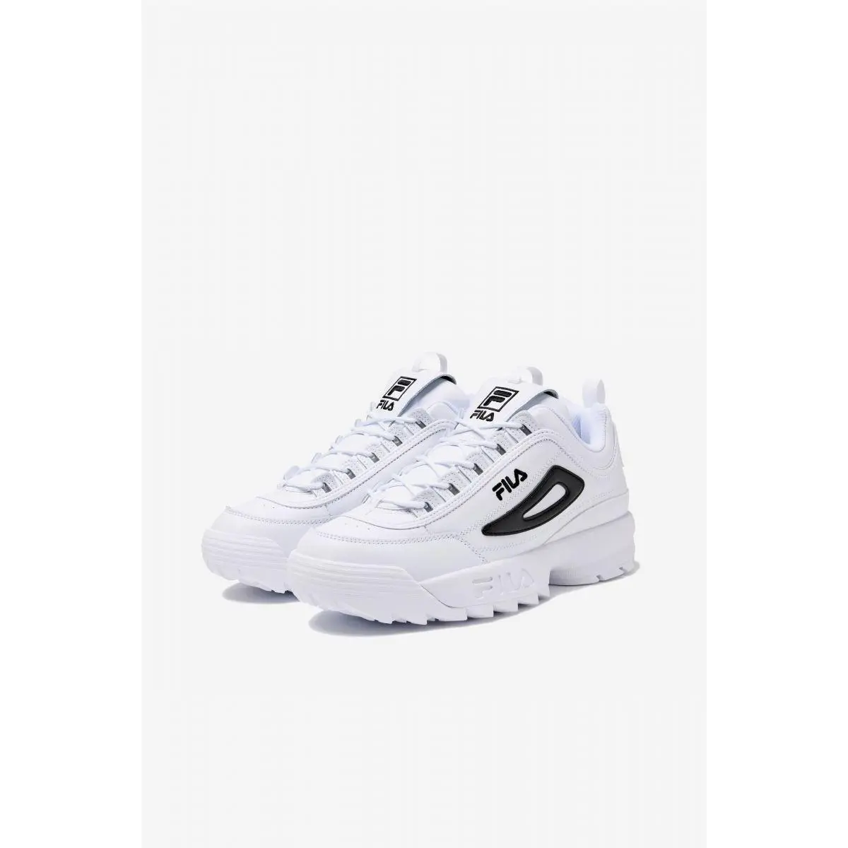 Fila shoes - WHITE/WHITE/BLACK 4