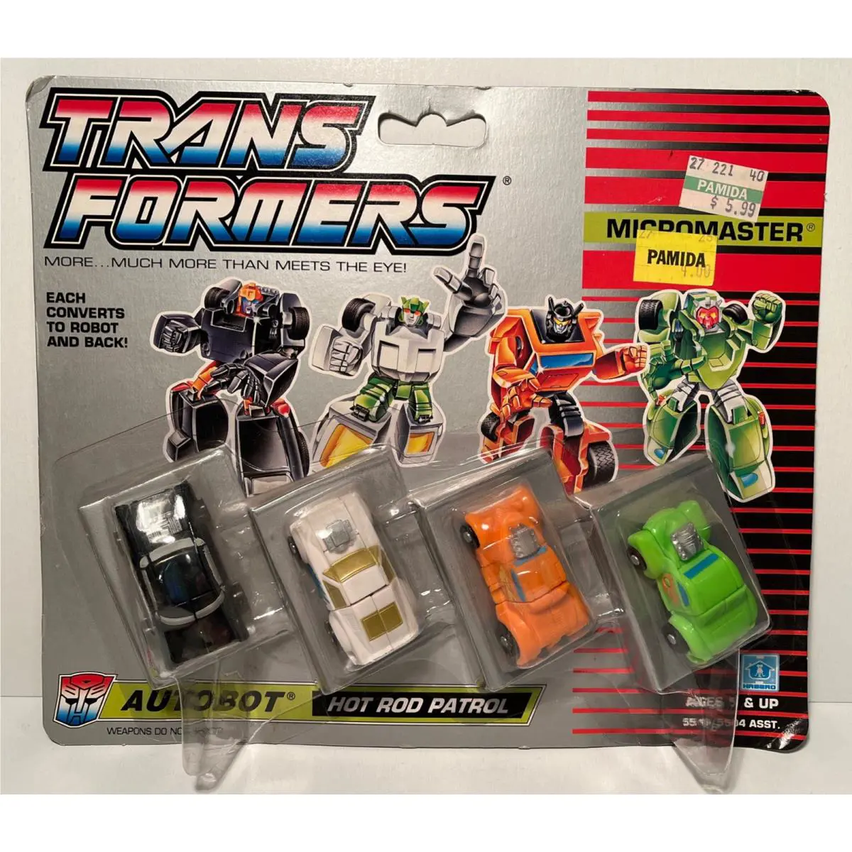 1989 Transformers G1 Micromaster Hot Rod Patrol Mosc. B3