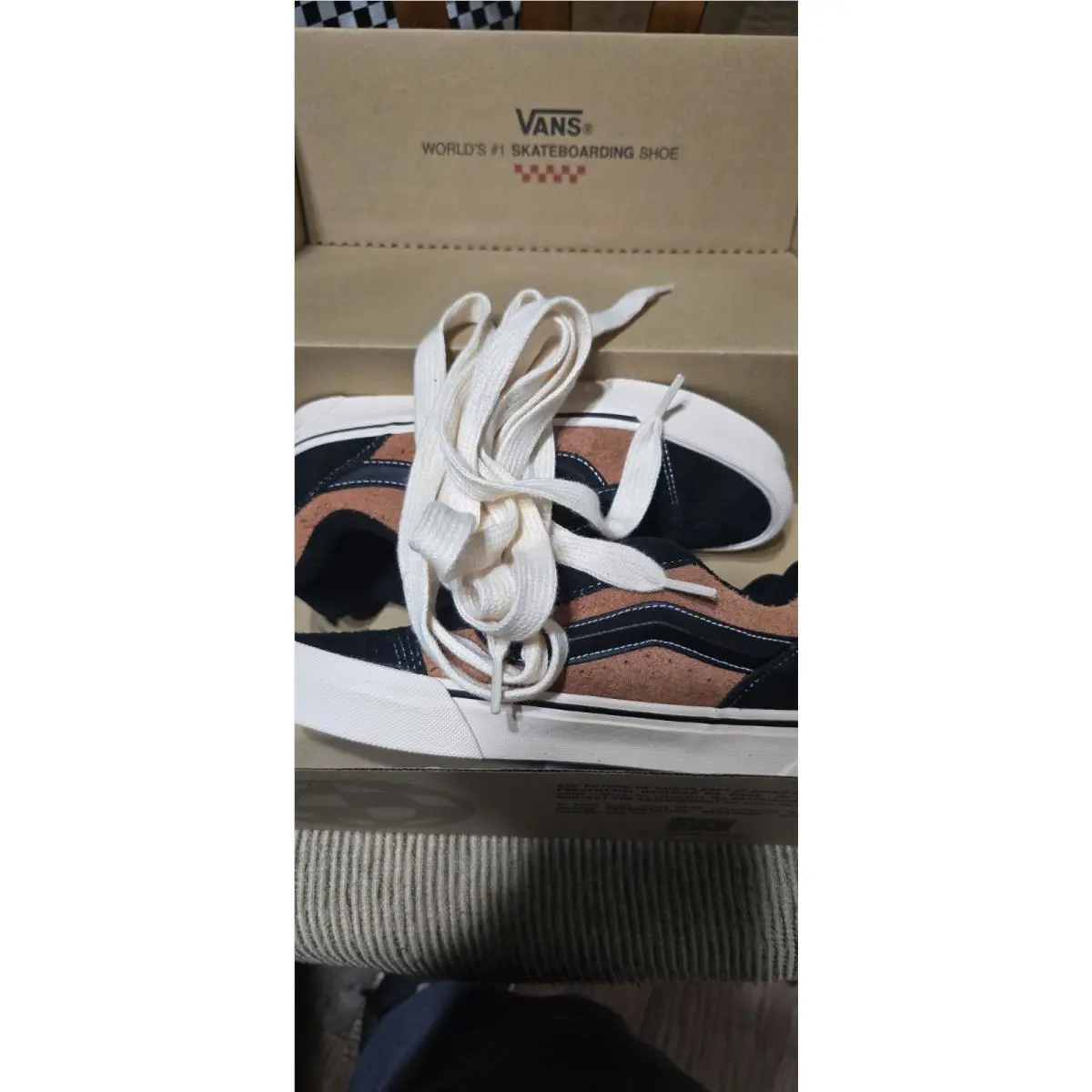 Vans shoes - VANS Knu-Skool - VN0009QCYS8 - Multicolor, Manufacturer: Scar Black/Brown 4