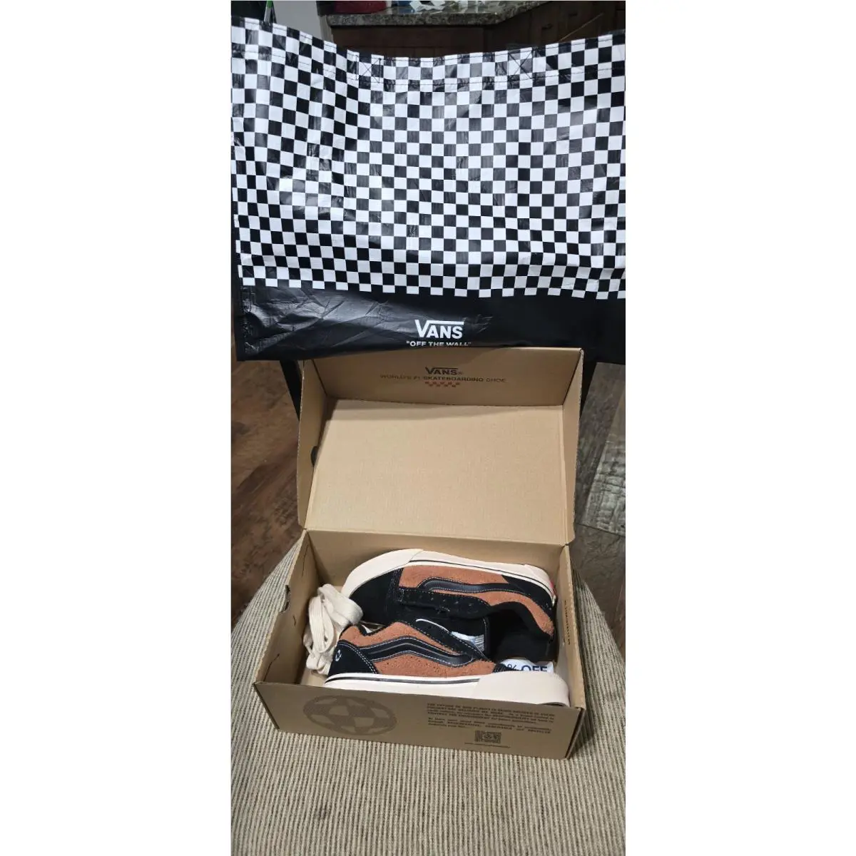 Vans shoes - VANS Knu-Skool - VN0009QCYS8 - Multicolor, Manufacturer: Scar Black/Brown 5