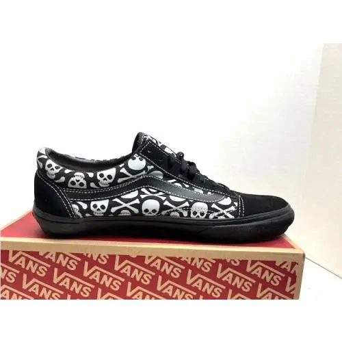 Vans shoes - BLACK/SILVER SKULL - U30 - 3788875050 0