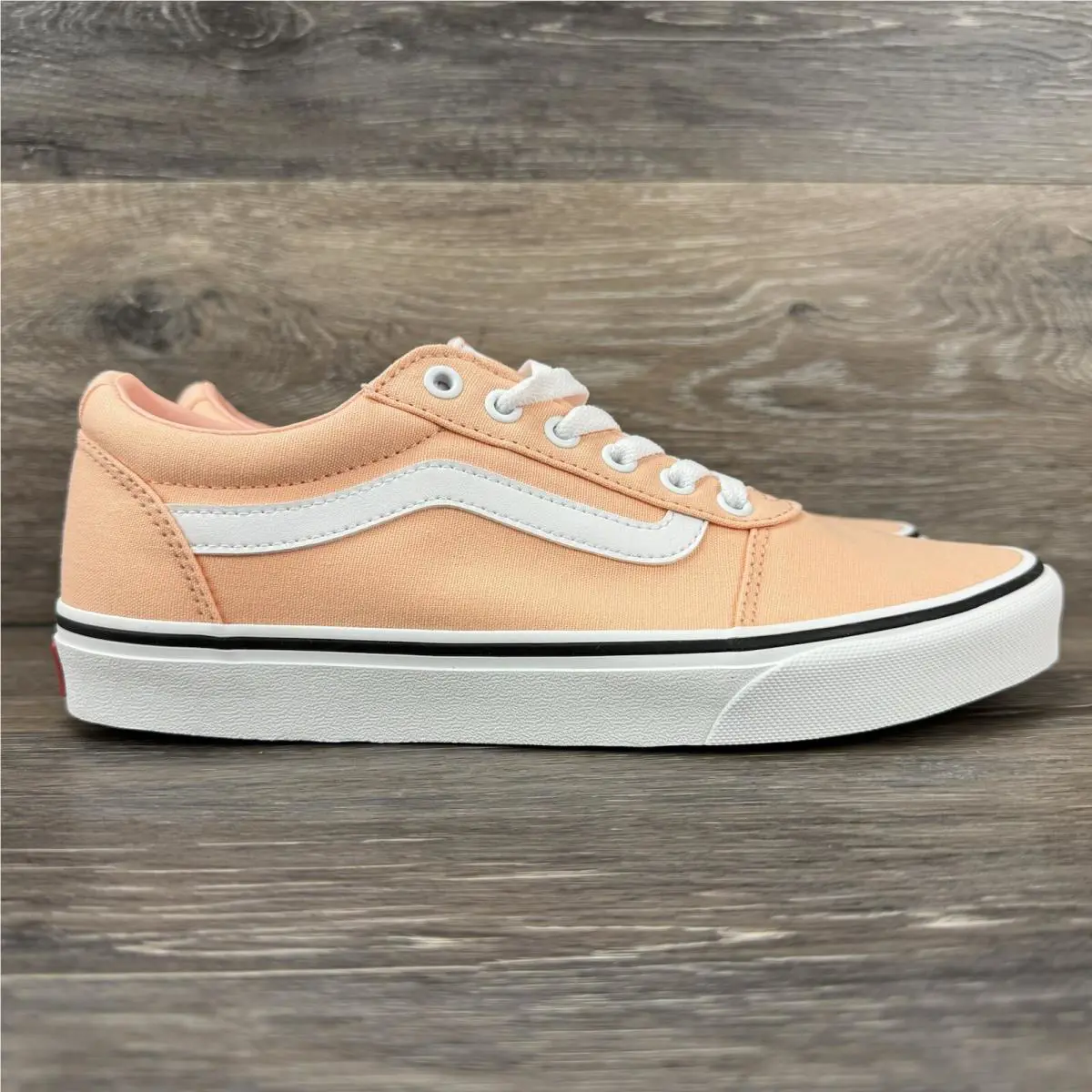 Vans Womens Ward Tropical Peach Skate Shoes Size 9.5 Pink Spring Summer Shoes