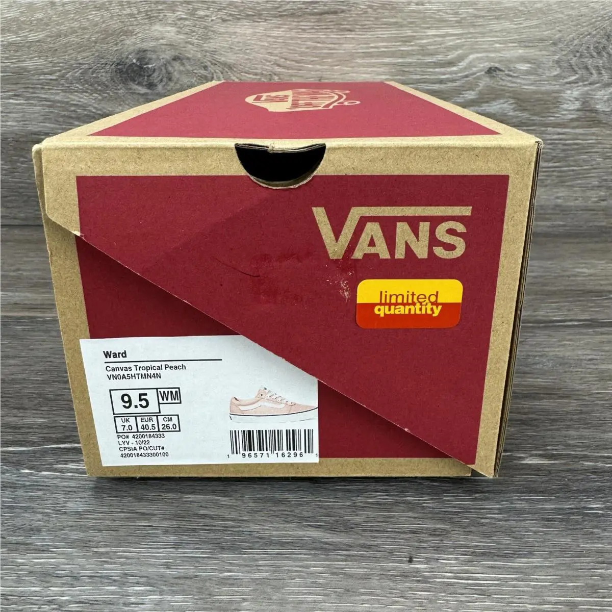 Vans shoes - VANS Ward - Ward - vn0a5htmn4n - Peach Pink (UPC: 196571162039) 14