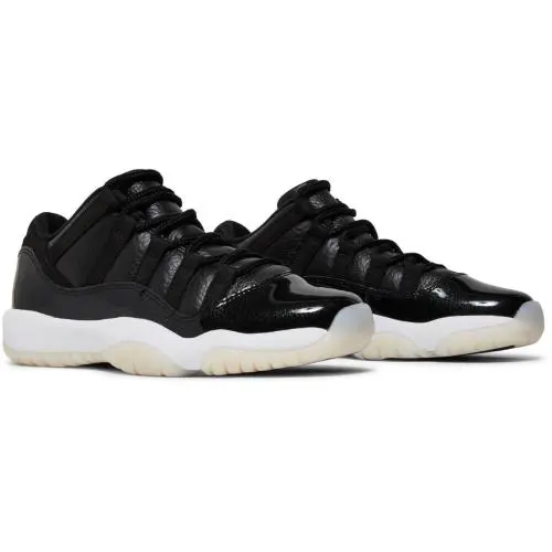 Air Jordan 11 Black Sneakers Retro Basketball Shoes Trainers Men Youth Size - Black, Manufacturer: Black/Gym Red/White/Sail