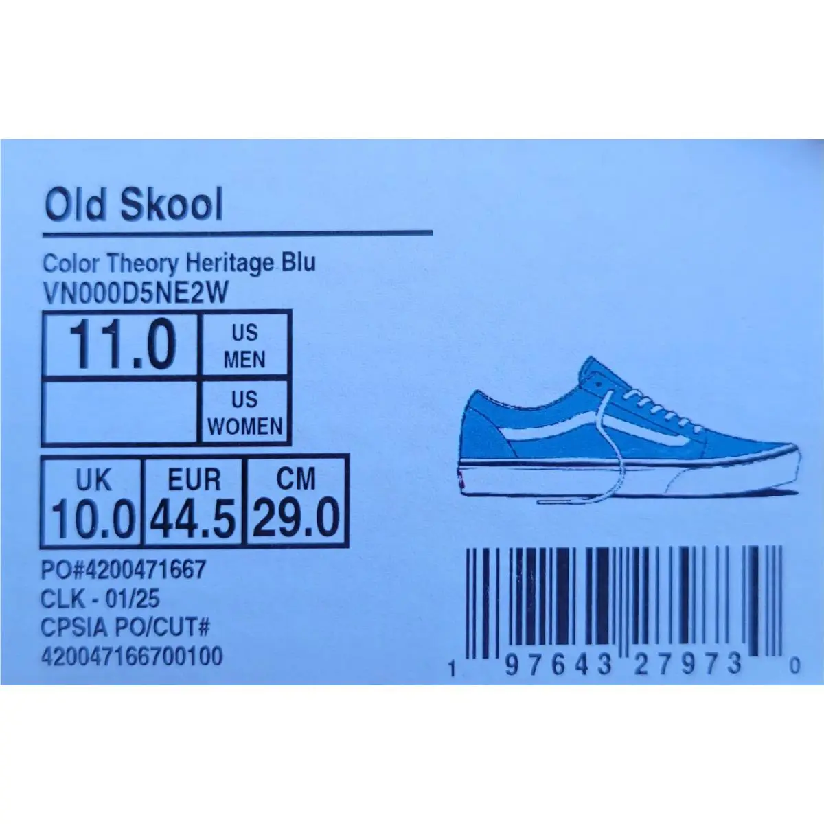 Vans shoes - VANS Old Skool - Old Skool - VN000D5NE2W - Blue 5
