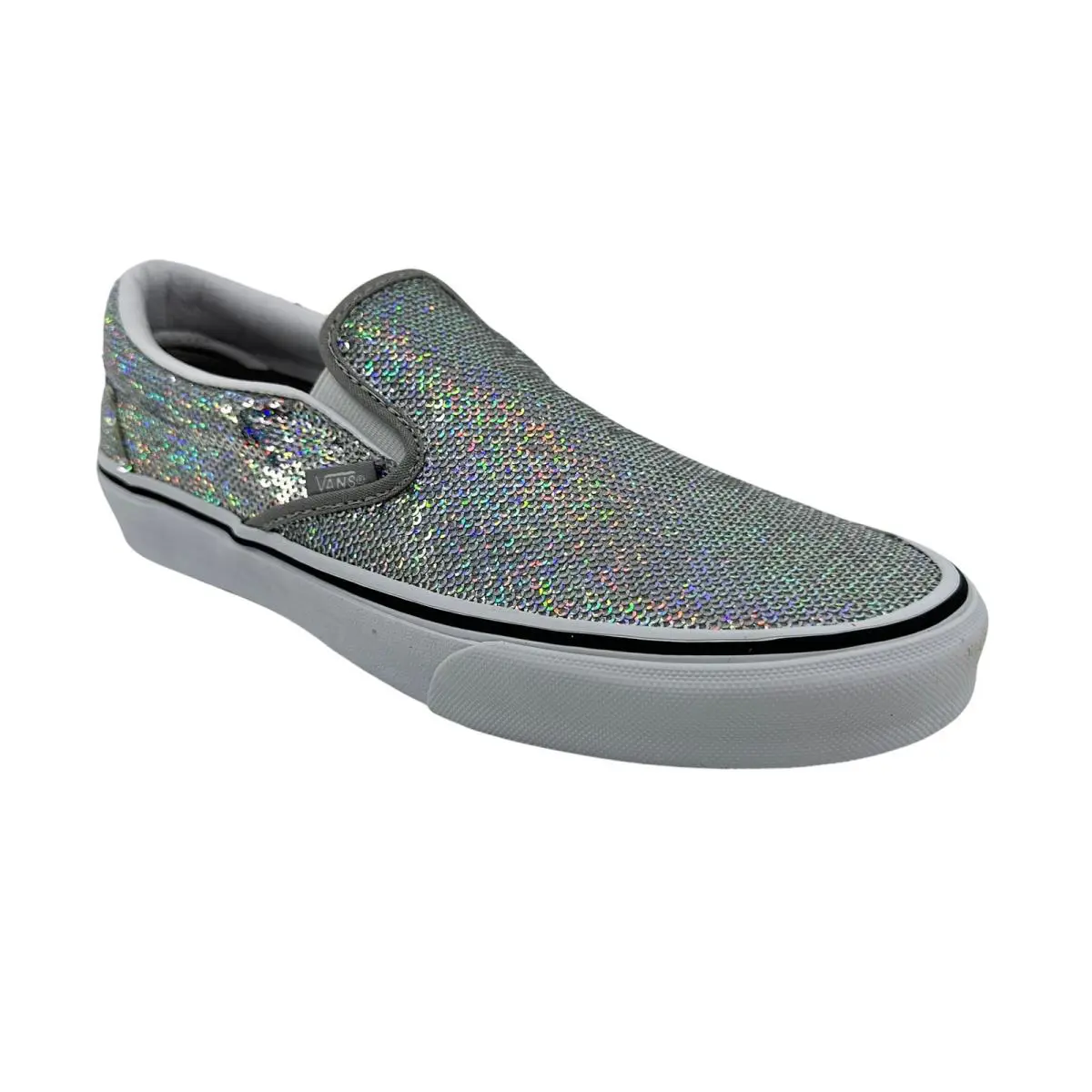 Vans shoes - VANS Classic - Classic - VN0A4U382NJ - Silver, Manufacturer: Micro Sequins Silver True White (UPC: 194901276043) 0