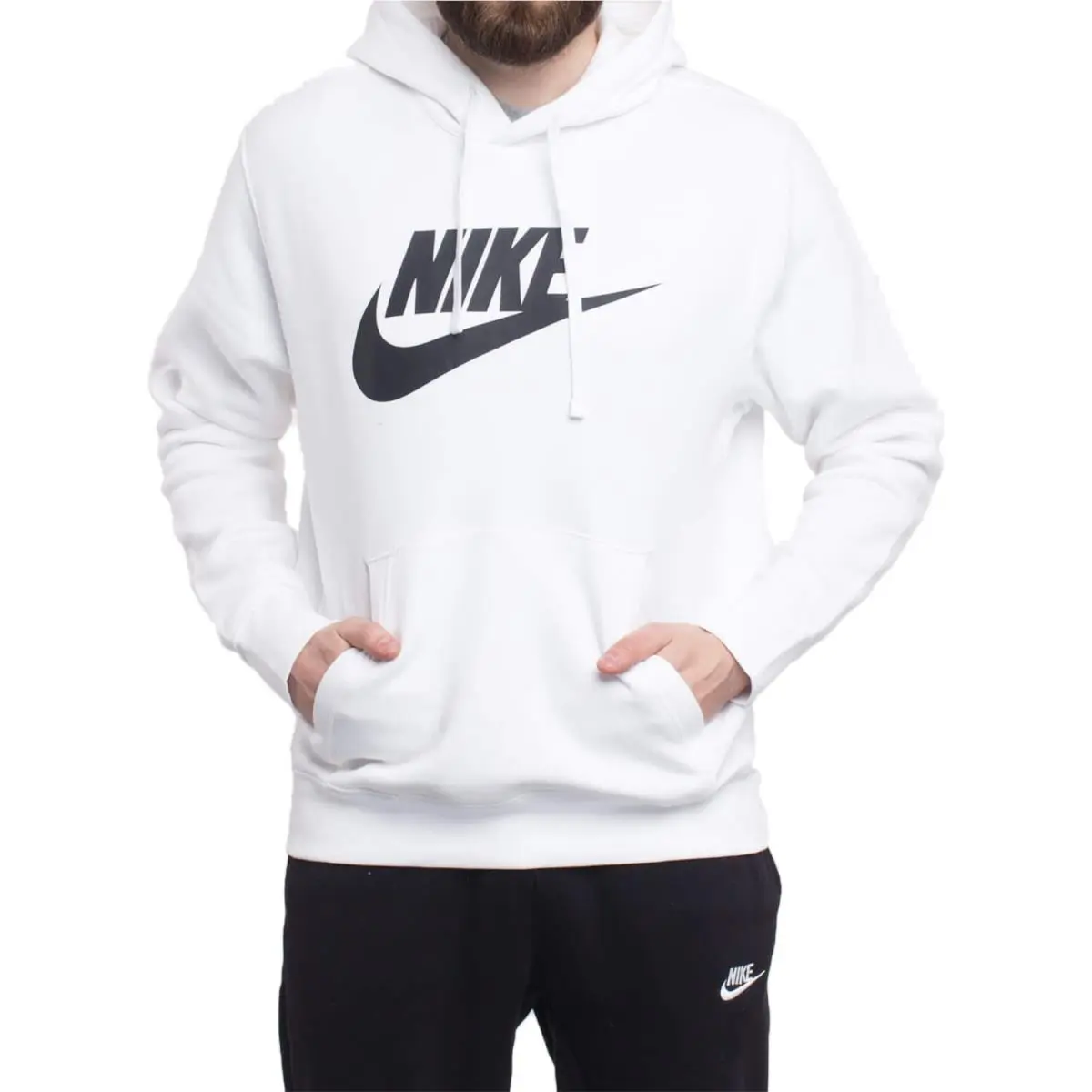 Nike clothing - White/White-Black 3