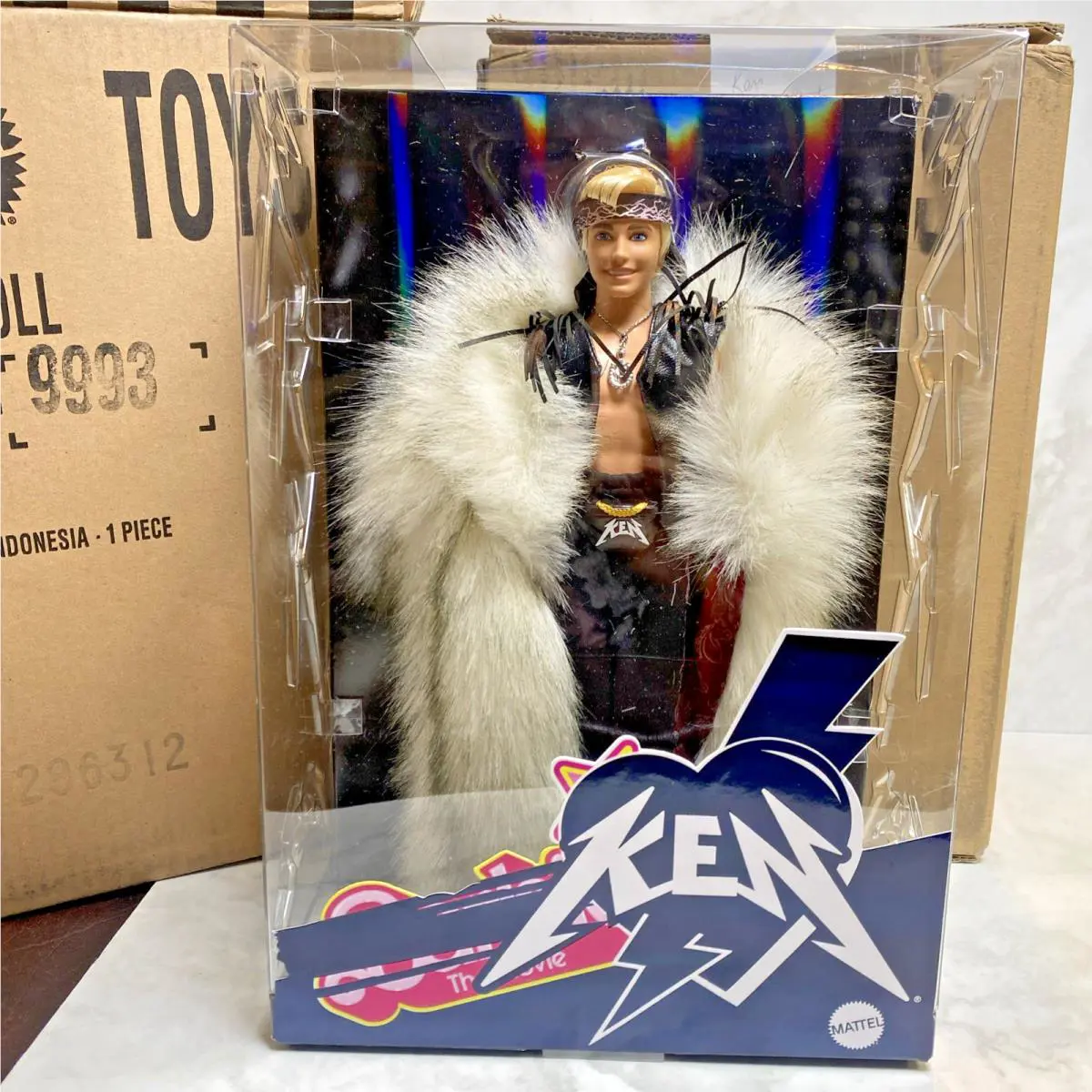 Ken Doll Fur Coat Black Fringe Vest Barbie Movie Mojo Dojo Casa House