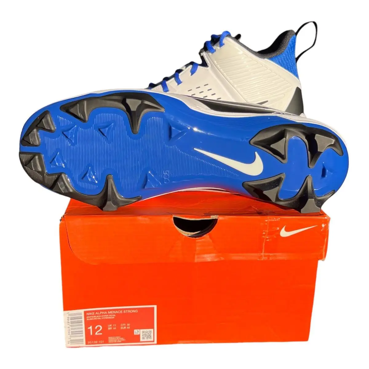 Nike shoes - Nike Alpha Menace Strong - Alpha Menace Strong - White/Blue 3
