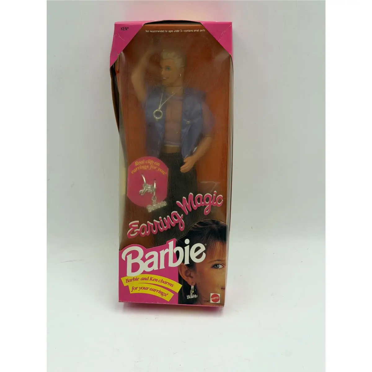 Earring Magic Ken Barbie Mattel 2290 Vintage 1992