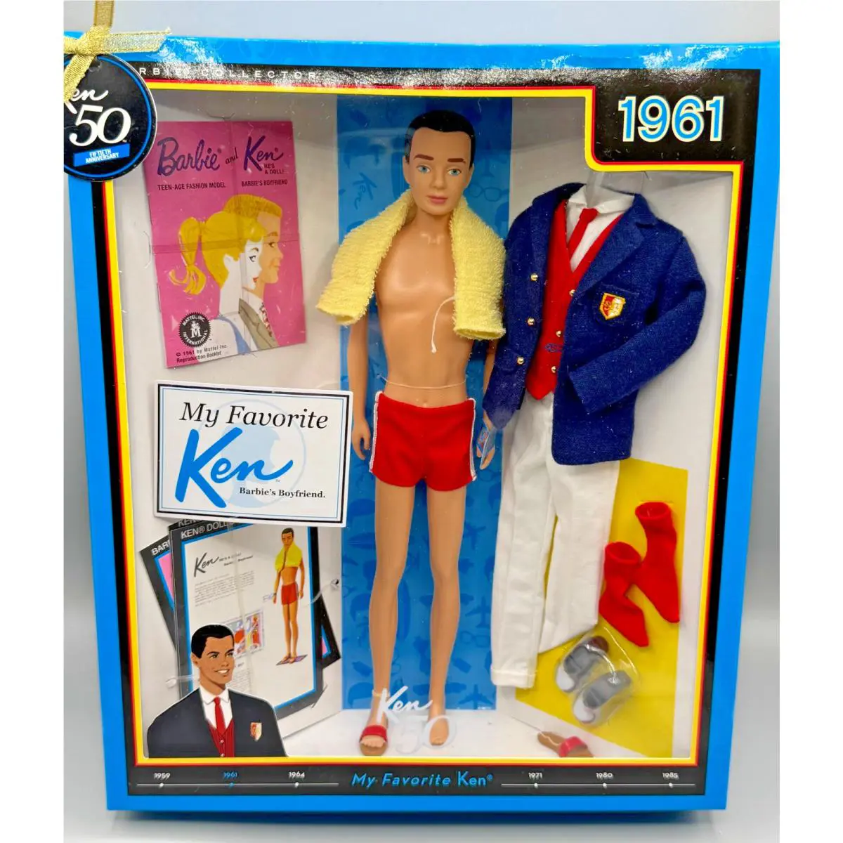 BK Barbie Doll 2010 MY Favorite Reproduction Ken 1961 T7668