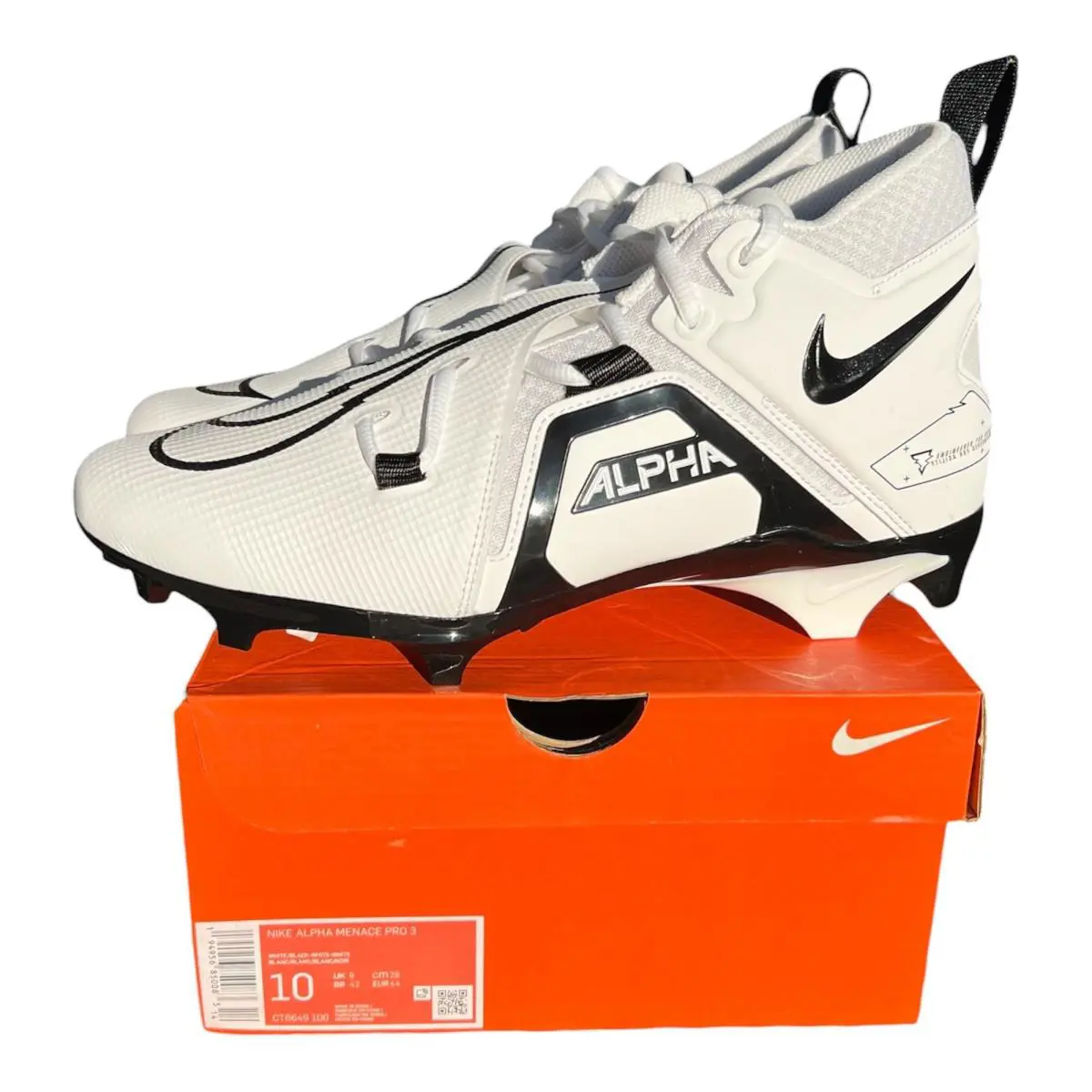 Nike shoes - Nike Alpha Menace Pro 3 - White 0