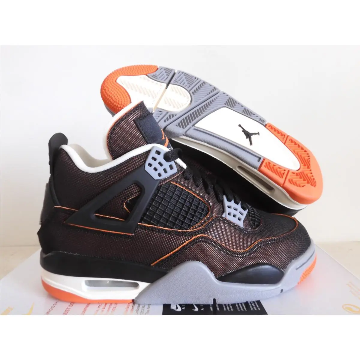 Nike shoes - Air Jordan 4 - Air - CW7183-100 - Black 7