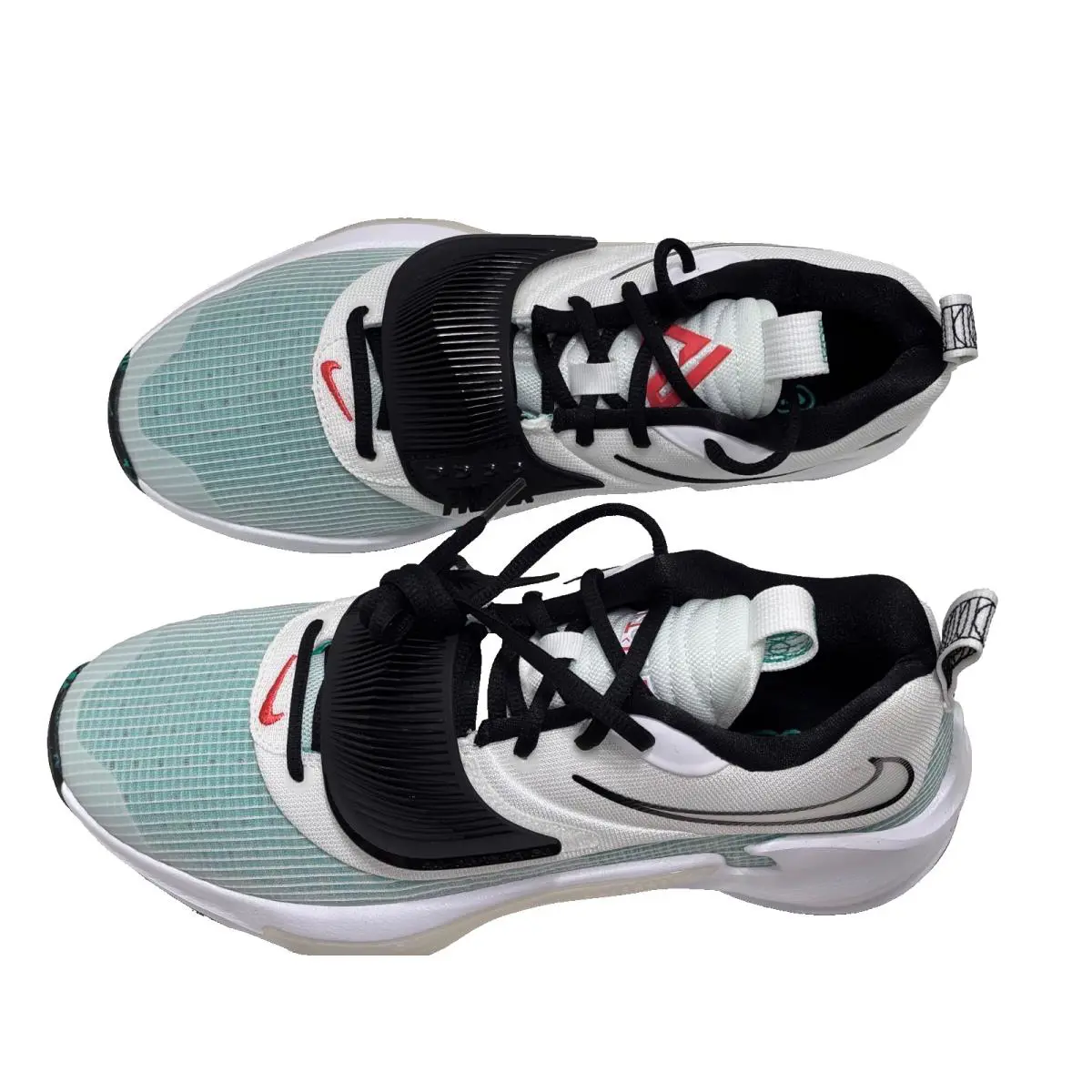 Nike shoes - Nike Zoom Freak 3 - Zoom Freak - DA0694-101 - WHITE/BLACK-CLEAR EMERALD 10