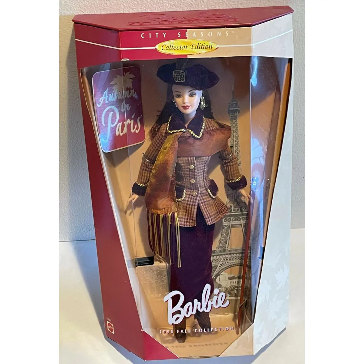 1998 Autumn in Paris City Seasons Collection Barbie Doll Fall Collection