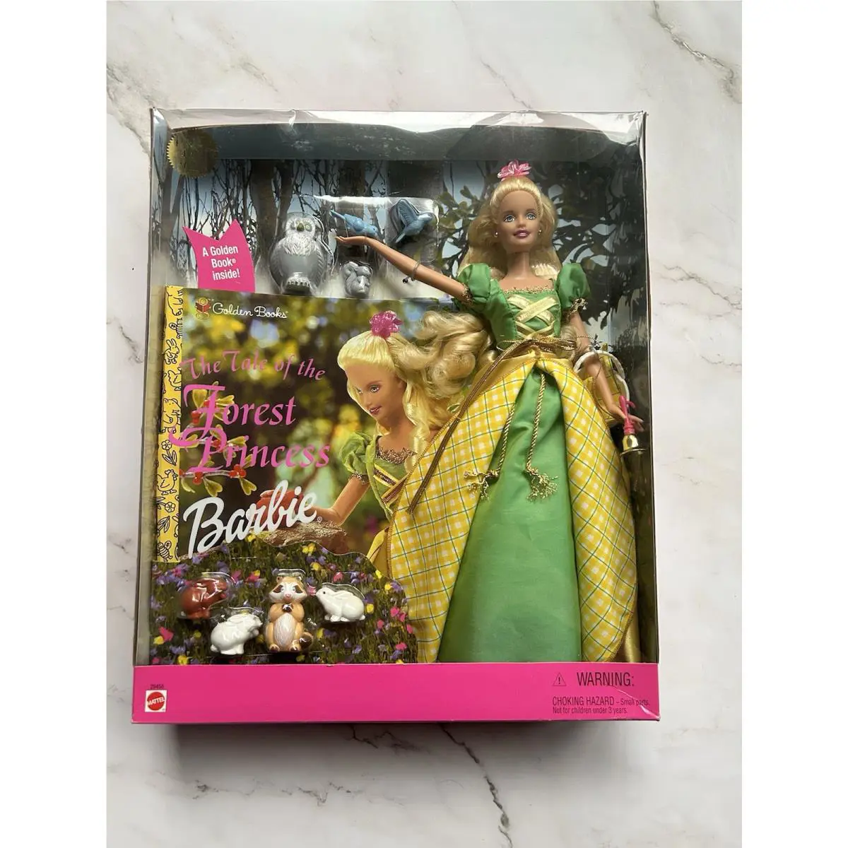 Mattel 2000 Golden Books The Tale Of The Forest Princess Barbie Doll