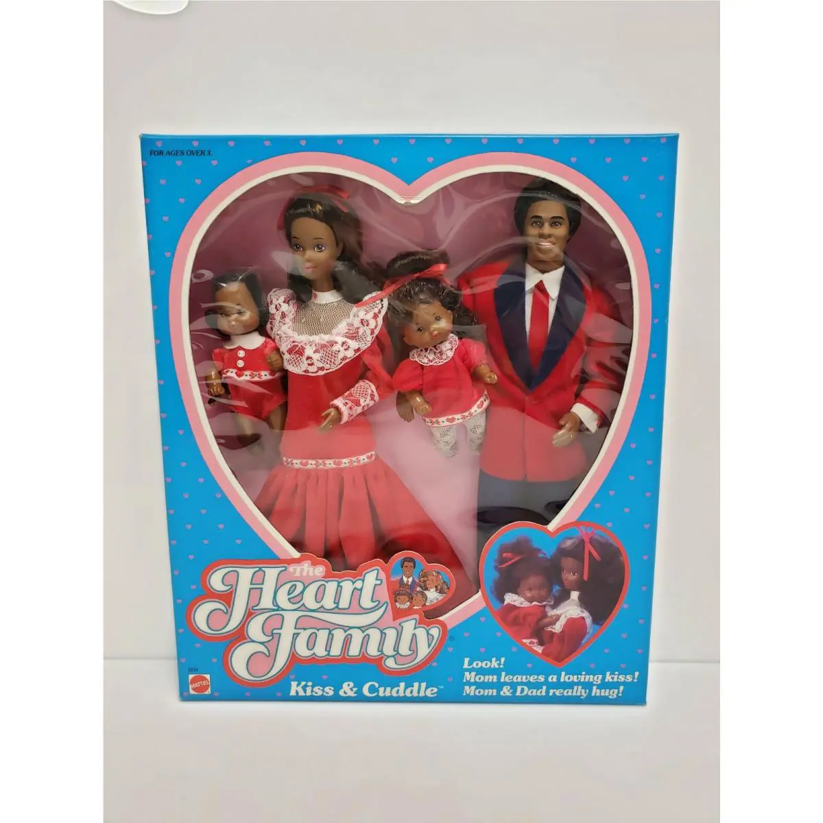 Vintage 1986 The Heart Family Kiss Cuddle 3174 Htf