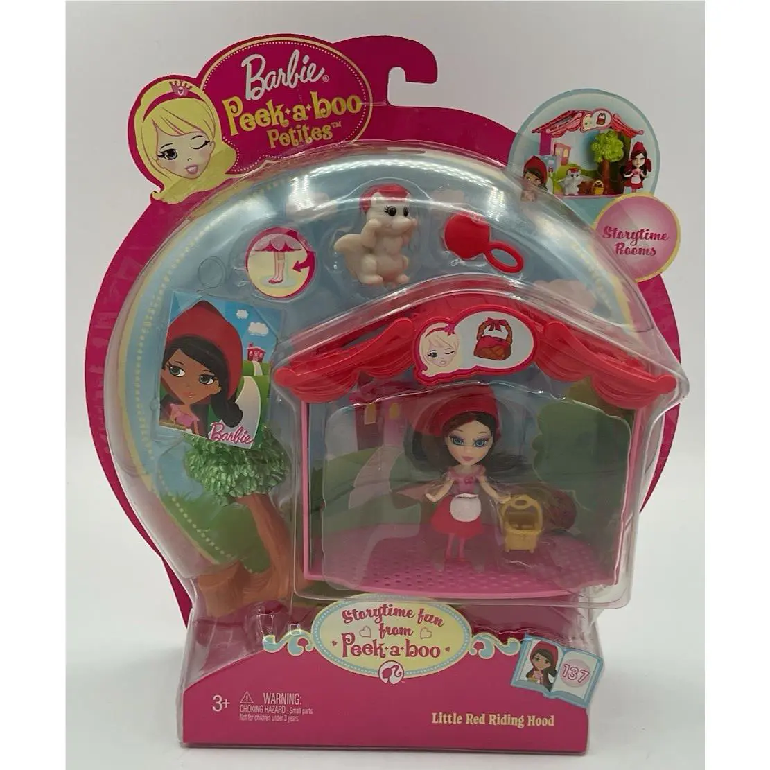 Barbie Peek A Boo Petites Storytime Rooms Little Red Riding Hood 2008