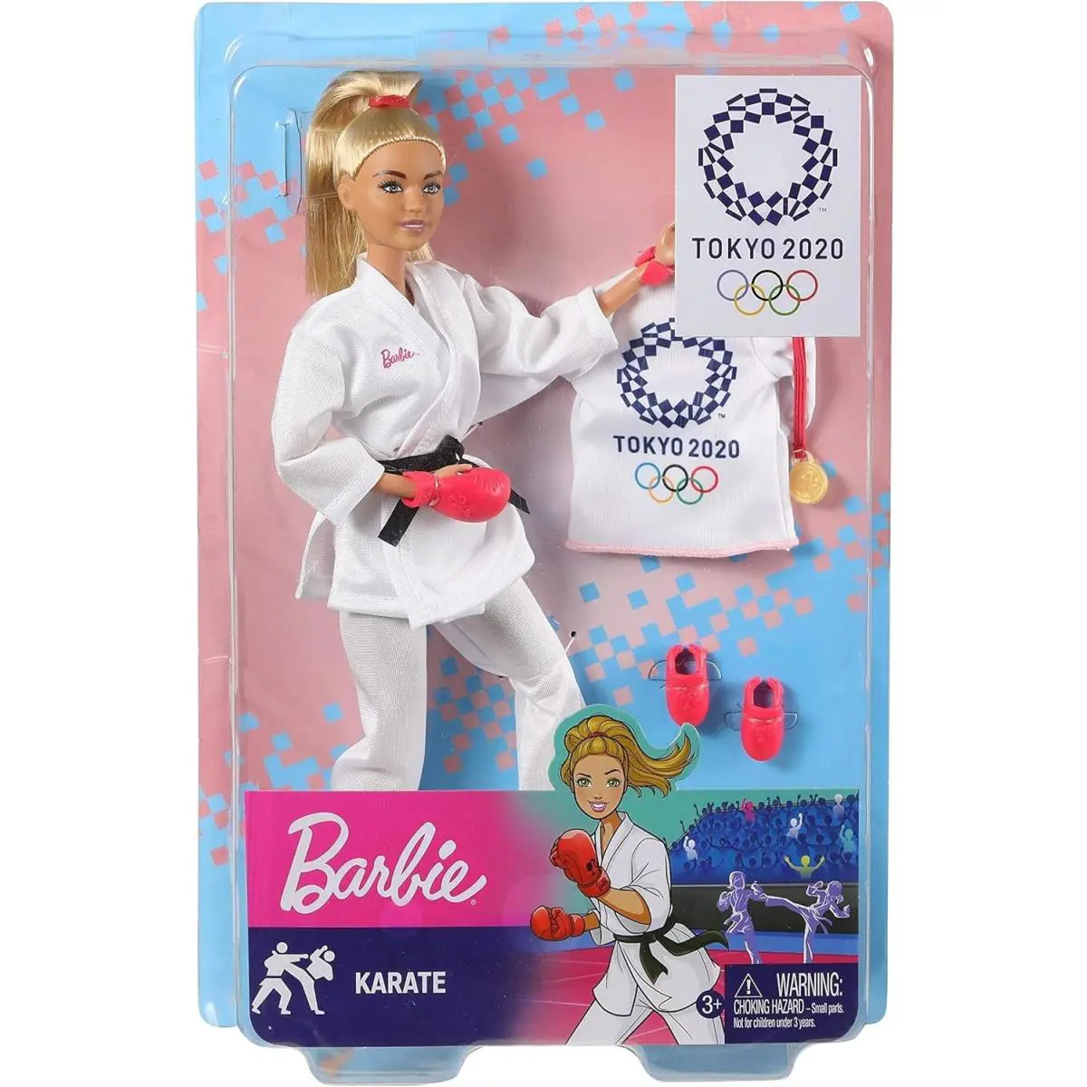 Barbie Olympic Games Tokyo 2020 Karate Doll Uniform/jacket/medal/helmet/gloves