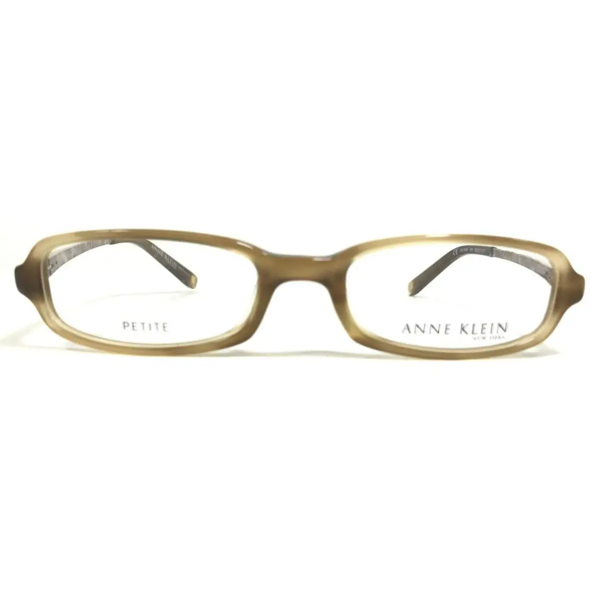 Anne Klein Petite Eyeglasses Frames AK 8063 169 Brown Gold Rectangular 48-17-135