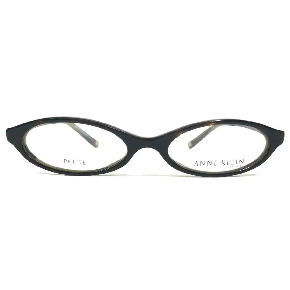 Anne Klein Petite Eyeglasses Frames AK8062 166 Brown Round Full Rim 49-16-135