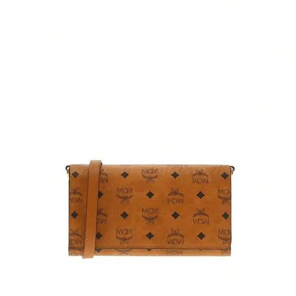 Mcm Smart Phone Crossbody- Cognac Visetos MXEBAVI03CO001 by MCM