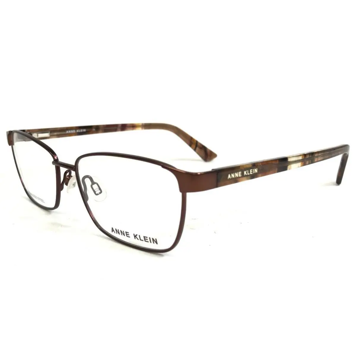 Anne Klein Eyeglasses Frames AK5075 208 Mocha Brown Square Full Rim 53-15-140