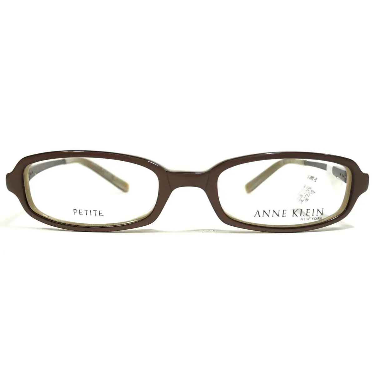 Anne Klein Petite Eyeglasses Frames AK8063 168 Brown Rectangular 46-17-135