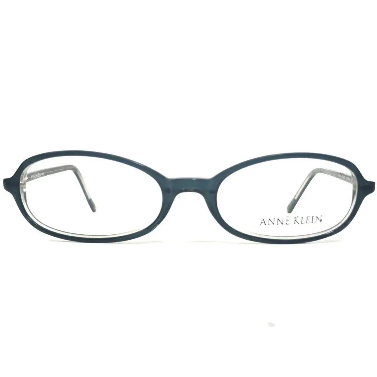 Anne Klein Eyeglasses Frames 8017 K5132 Blue Clear Oval Cat Eye 52-18-135