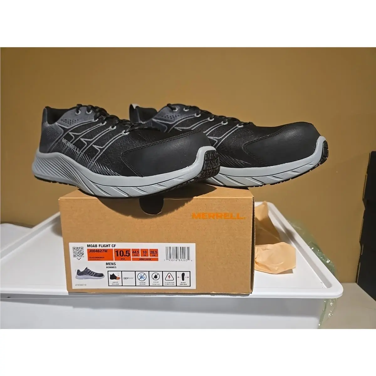 Merrell shoes - merrell Moab Flight - Moab Flight - J004627W - Black 4
