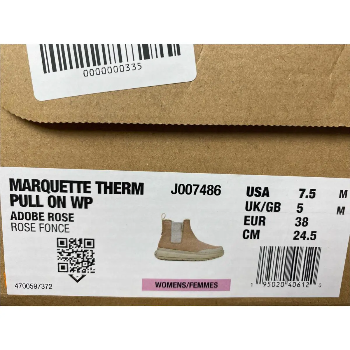 Merrell shoes - Merrell Marquette Thermo Pull On - J007486 - Pink (UPC: 0195020406120) 8
