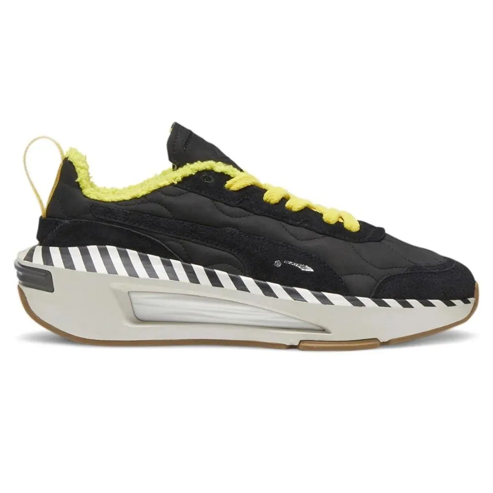 Puma x Scuderia Ferrari Ultimate Nitro Shoes Black Warm White Men 308072-01 - Black, White, Yellow