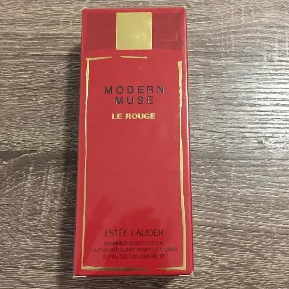 Estee Lauder Modern Muse Le Rouge Shimmer Body Lotion 6.7 Oz/200ml