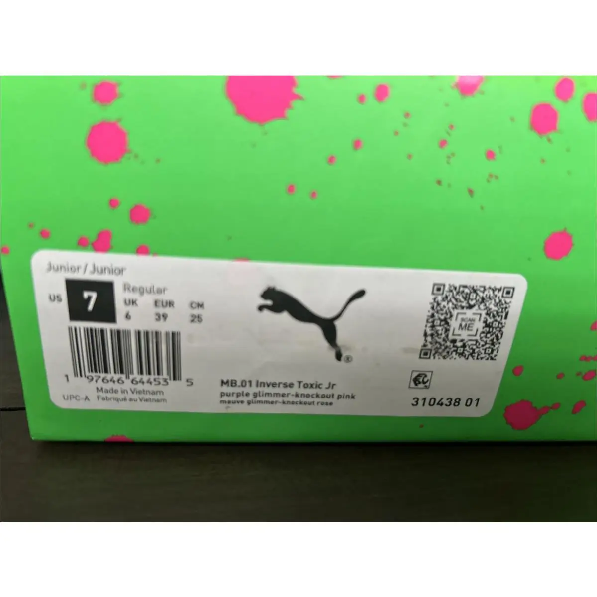 Puma shoes - PUMA MB 01 - 310437-01 - Green 1
