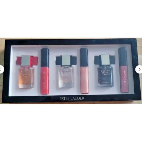 Estee Lauder Vintage Modern Muse Perfume Inspire Sculpt Shine Lip Gloss Set