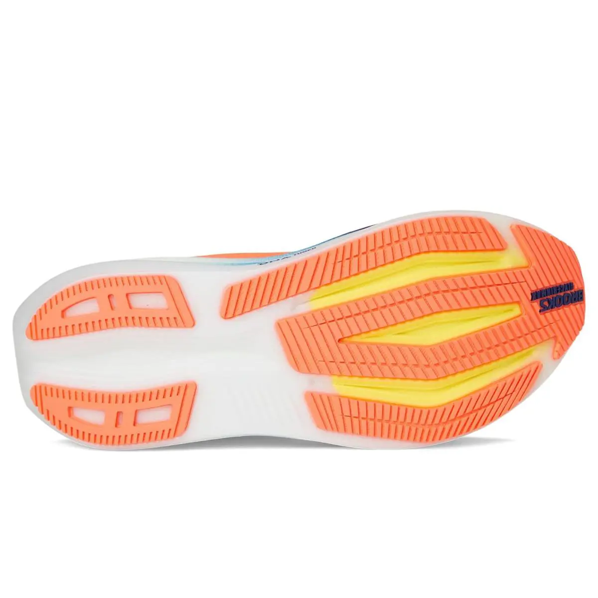 Brooks shoes - Orange/Beacon Blue/Nightlife 1