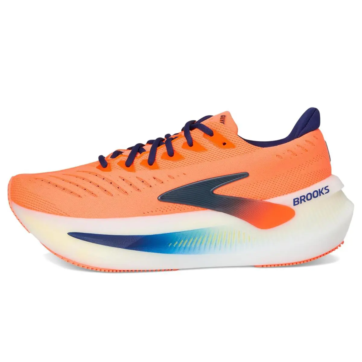 Brooks shoes - Orange/Beacon Blue/Nightlife 2