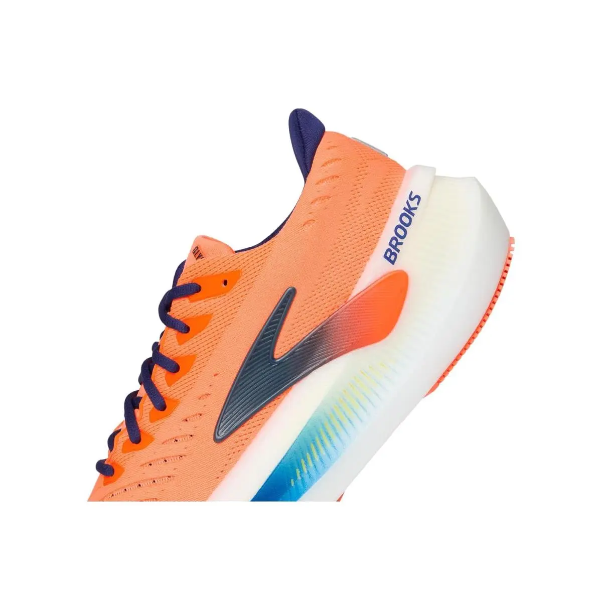 Brooks shoes - Orange/Beacon Blue/Nightlife 4