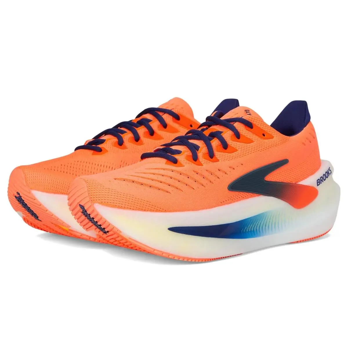 Brooks shoes - Orange/Beacon Blue/Nightlife 6