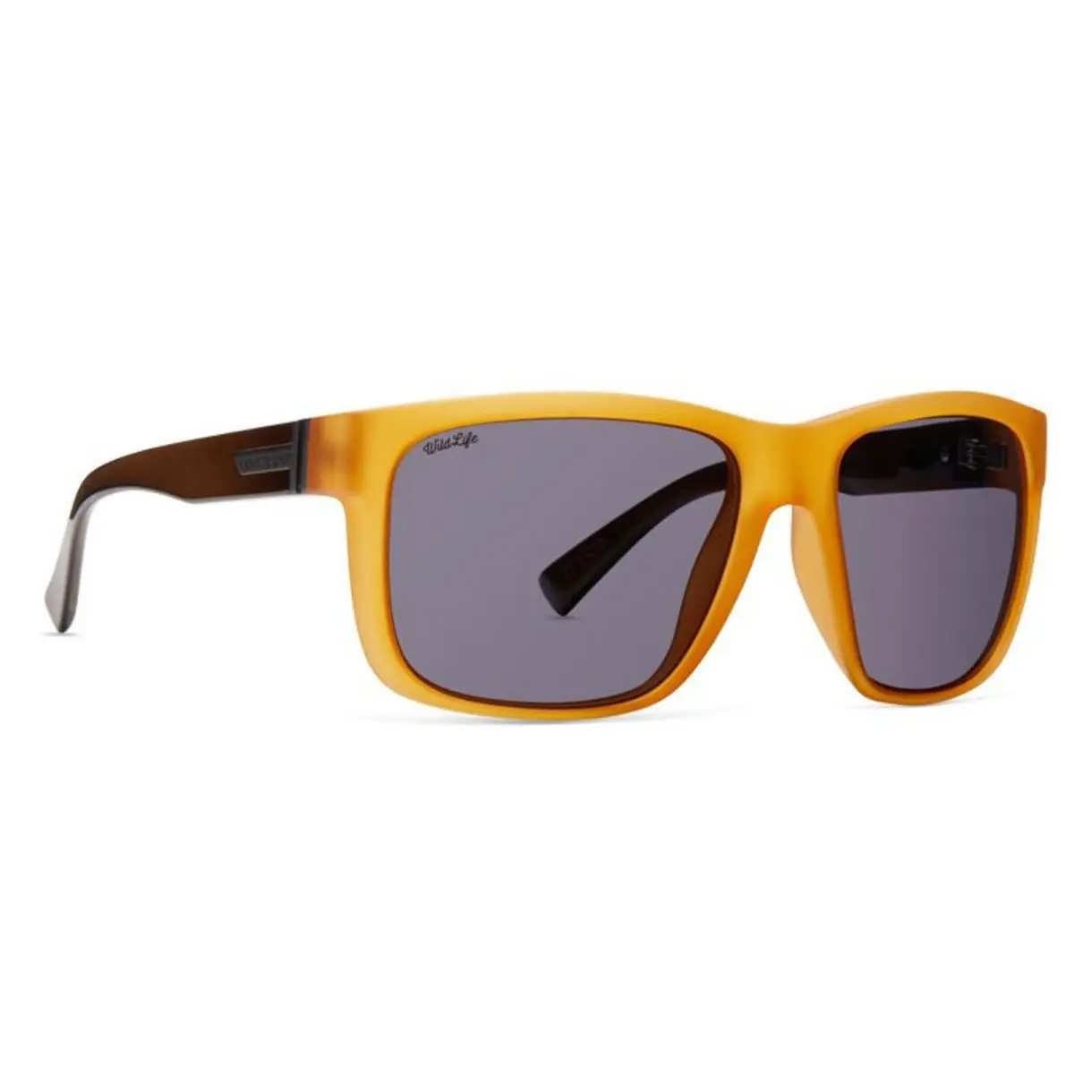 Von Zipper Maxis Sunglasses-pbt Black Tan-wildlife Vintage Grey Polarized