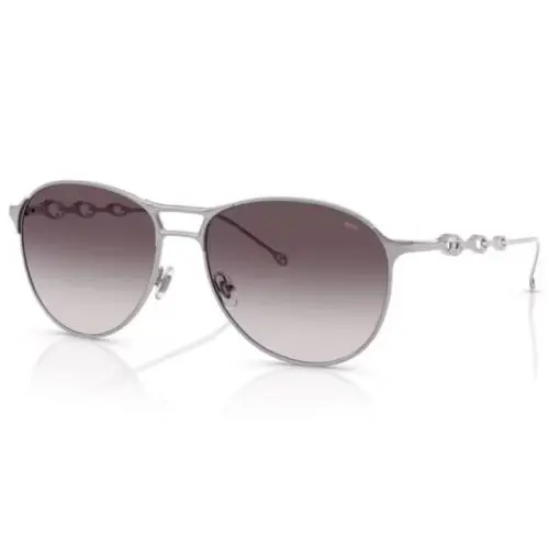 Diesel DL1009 101411 Sunglasses Sand Shiny Gunmetal/grey Gradient 58mm