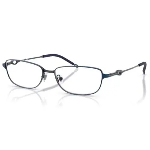 Diesel DL5002 1024 Eyeglasses Brushed Antique Blue Full Rimrectangle Shape 54mm