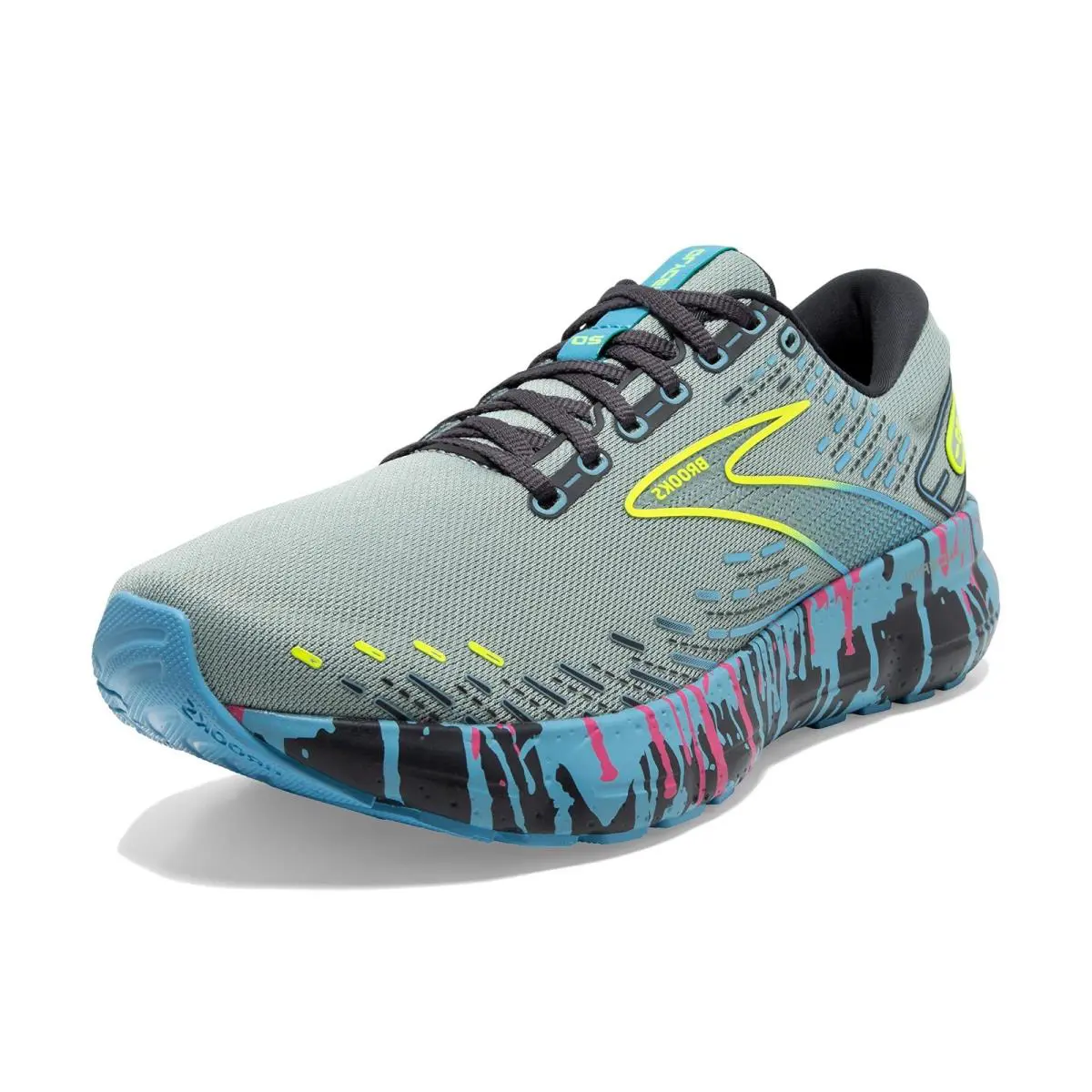 Brooks shoes - Brooks Glycerin GTS 20 - Glycerin GTS - 110383-1D-482 - Jadeite/Alaskan Blue/Ebony (UPC: 195394241891) 9